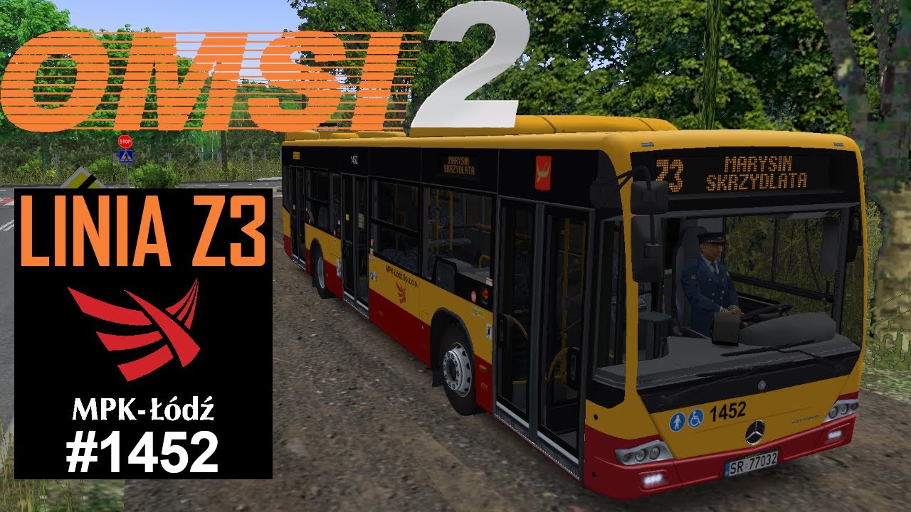 OMSI 2 - Łódź | Linia Z3 | Mercedes 628 Conecto LF Euro 6 | MPK Łódź #1452