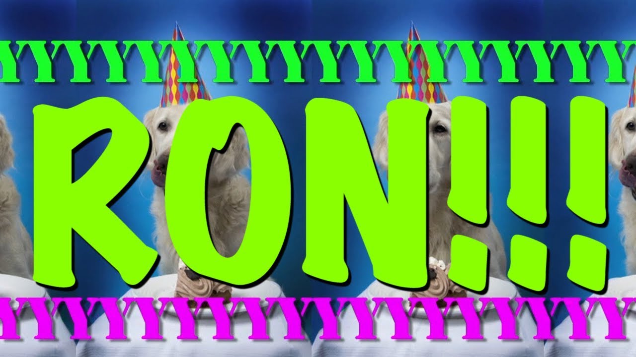HAPPY BIRTHDAY RON! - EPIC Happy Birthday Song