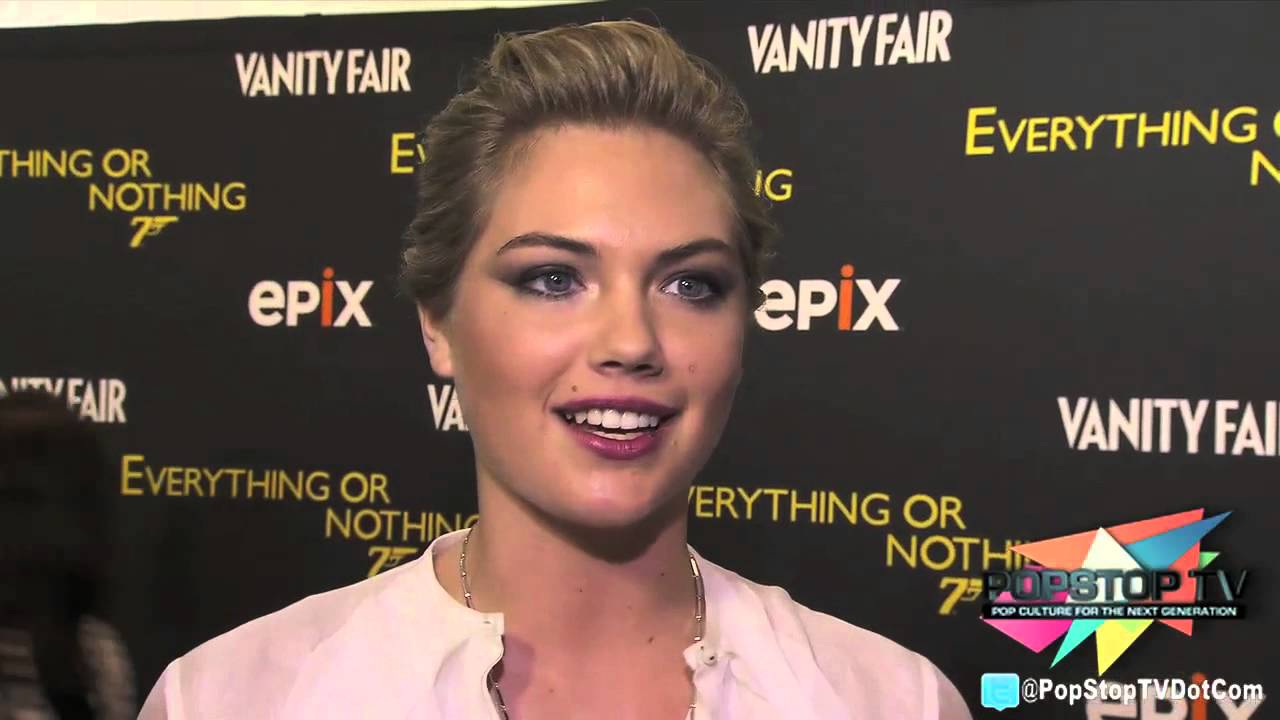Kate Upton talks about being a Bond Girl at the The Untold Story of 007!