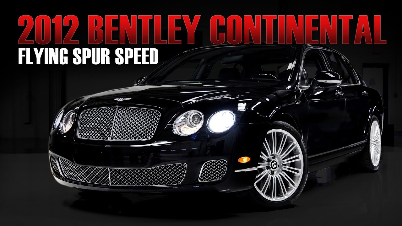 Bentley Continental Flying Spur Speed ​​2012 года с оригинальным пробегом 13 500 миль
