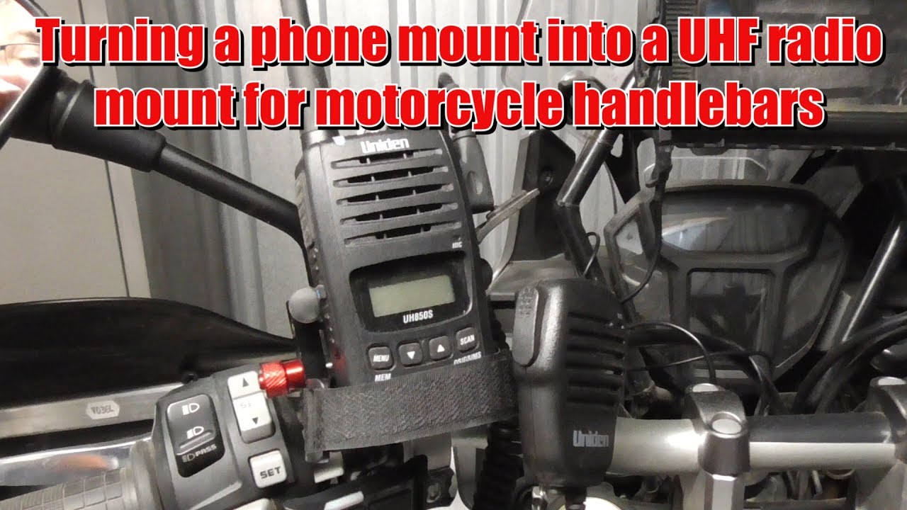 UHF Radio Motorcycle mount