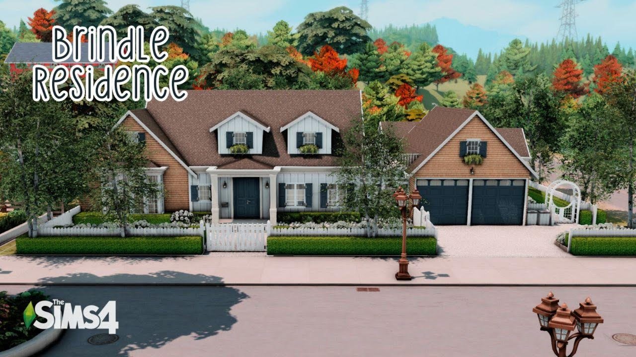 Brindle Residence // The Sims 4 Speed Build with CC