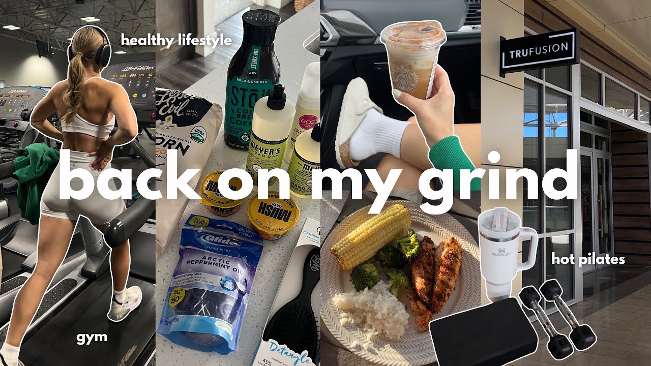 getting BACK ON MY GRIND 💪🏼 working out, eating healthy & waking up early!