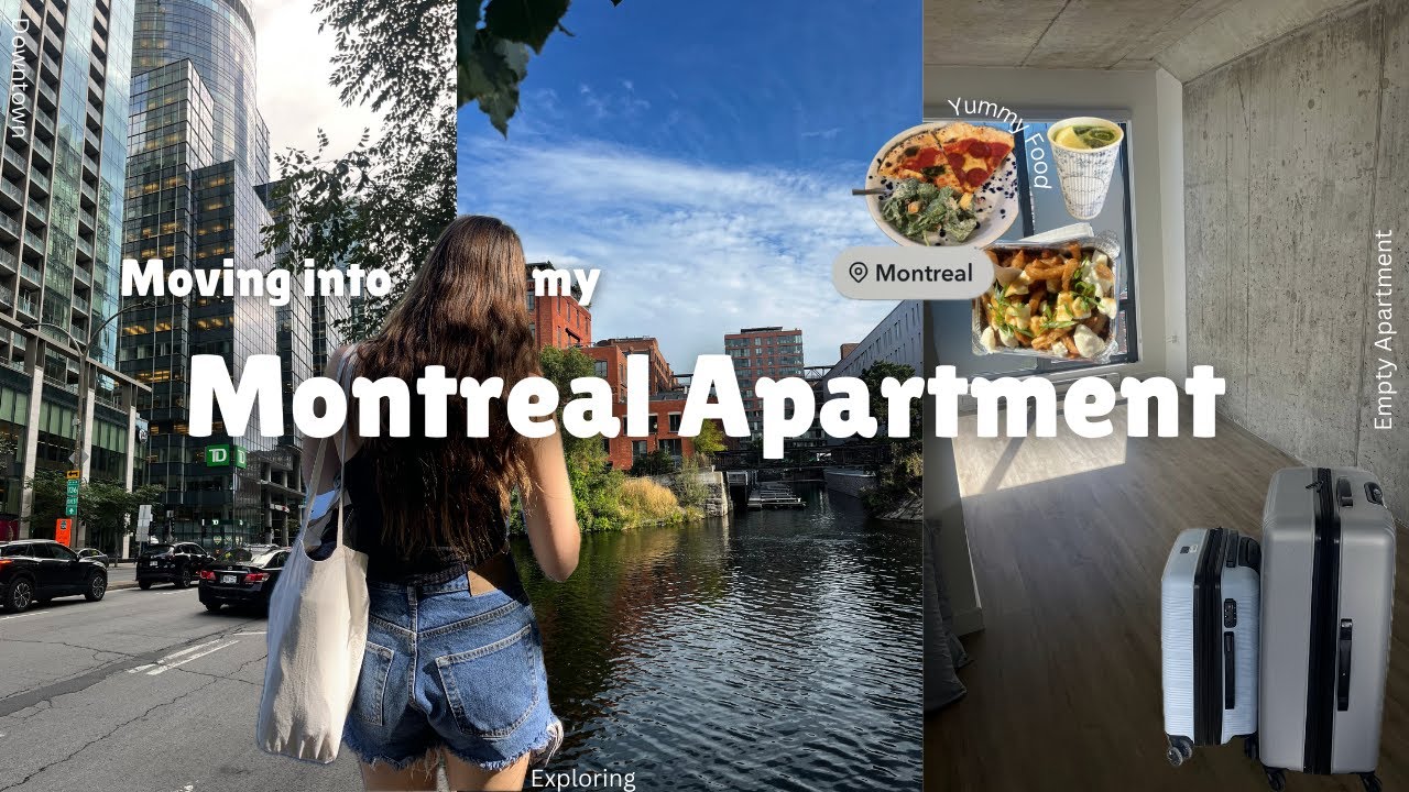 Moving to Montreal Part 2!! | Empty Apartment Tour + First Days