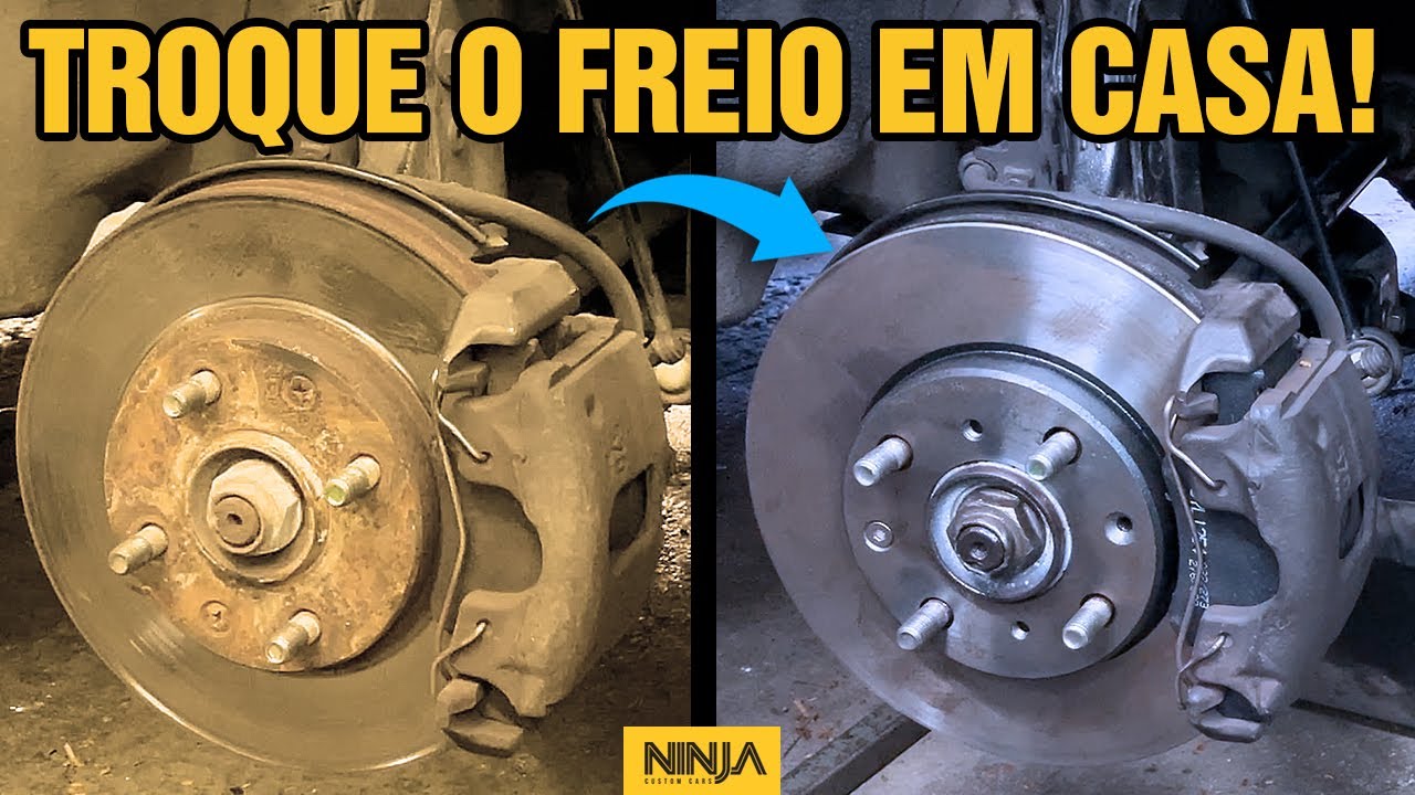 Como Trocar DISCO e PASTILHA de FREIO do HONDA FIT