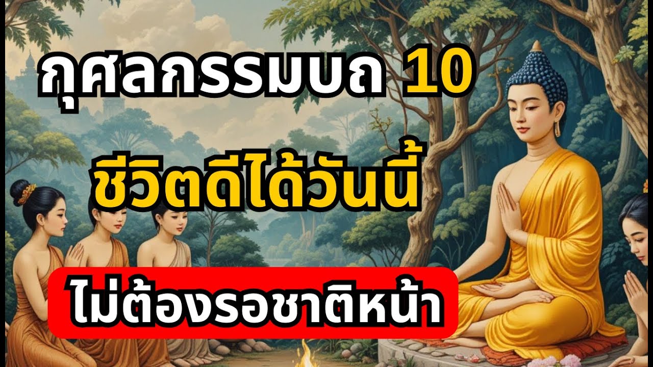 กุศลกรรมบถ 10 ชีวิตดีได้เลยวันนี้ ไม่ต้องรอชาติหน้า