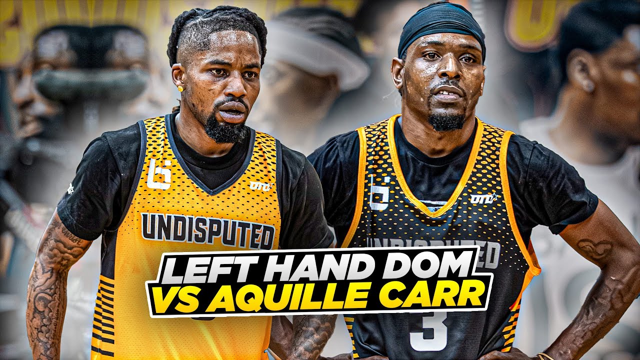 The Most LEGENDARY Small Gaurd Match Up... Aquille Carr vs Left Hand Dom 1v1 | UNDISPUTED