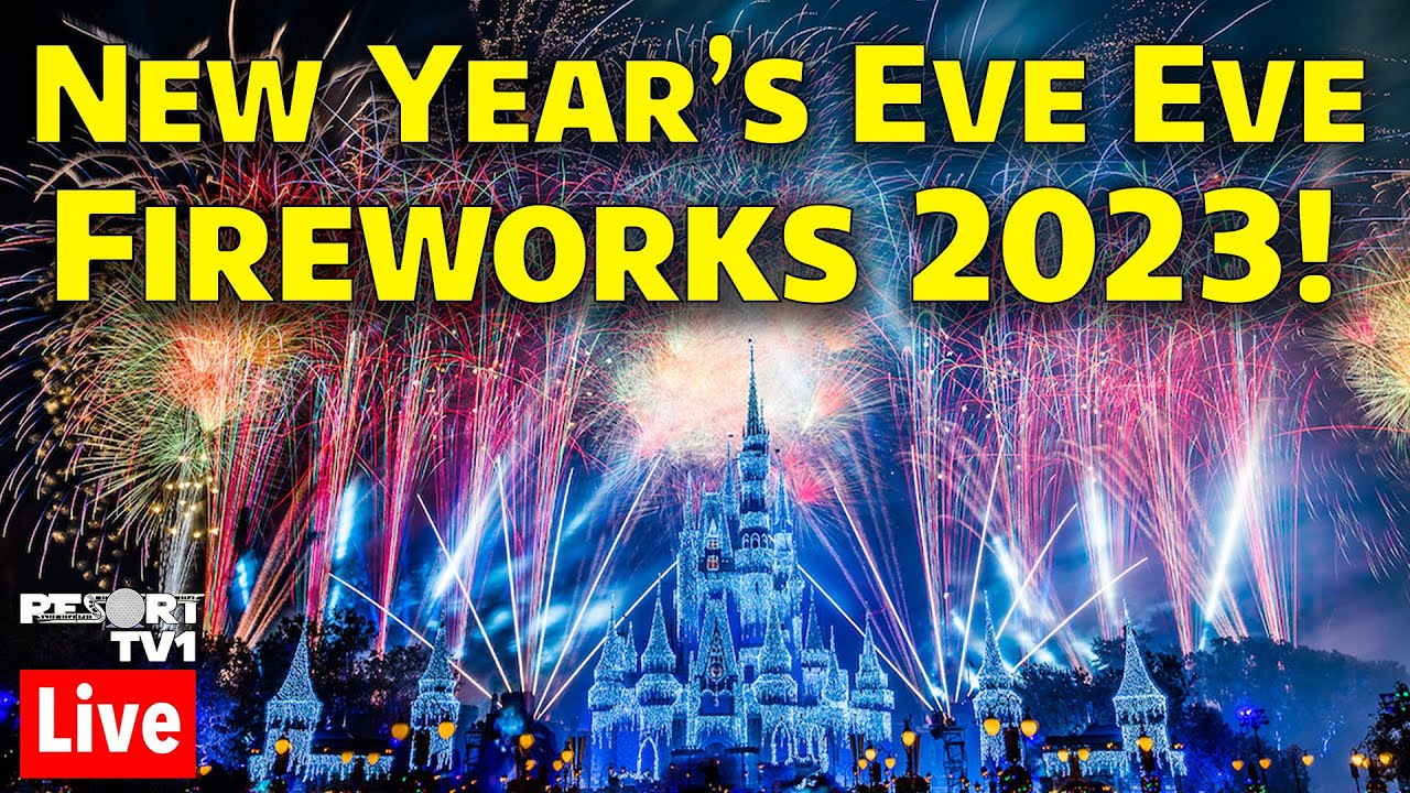 🔴Live: New Year's Eve Eve Fireworks 2023 at Magic Kingdom - Walt Disney World Live Stream