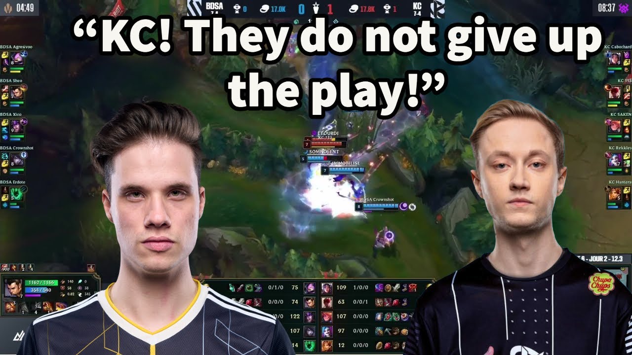 Rekkles Plays Against Crownshot In The LFL!!