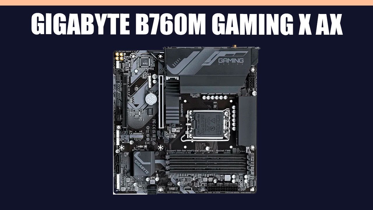 Материнская плата GIGABYTE B760M GAMING X AX