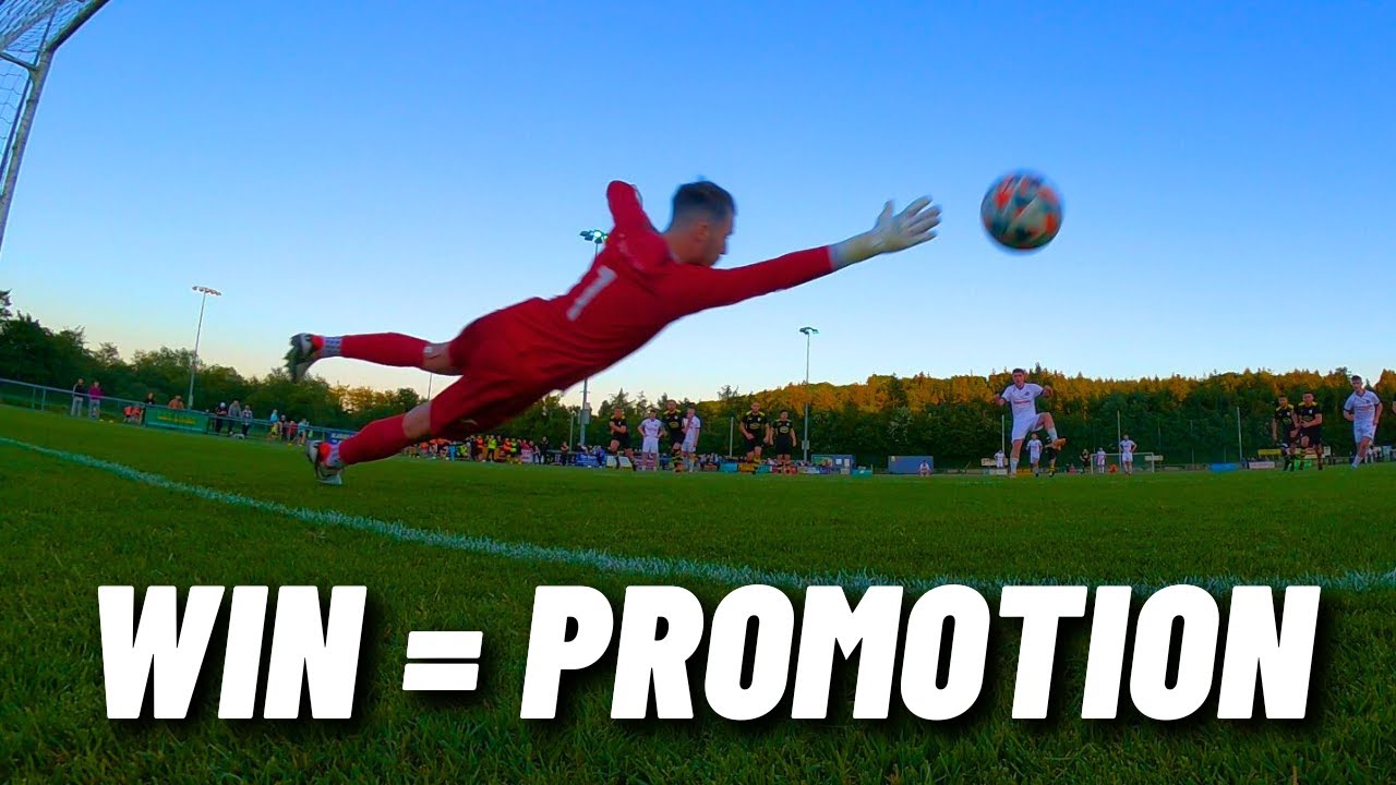 If we WIN this game we get PROMOTED (Goalkeeper POV)