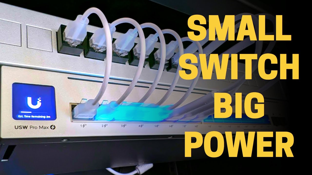 Unifi Pro Max 16 PoE switch - it is super versatile!