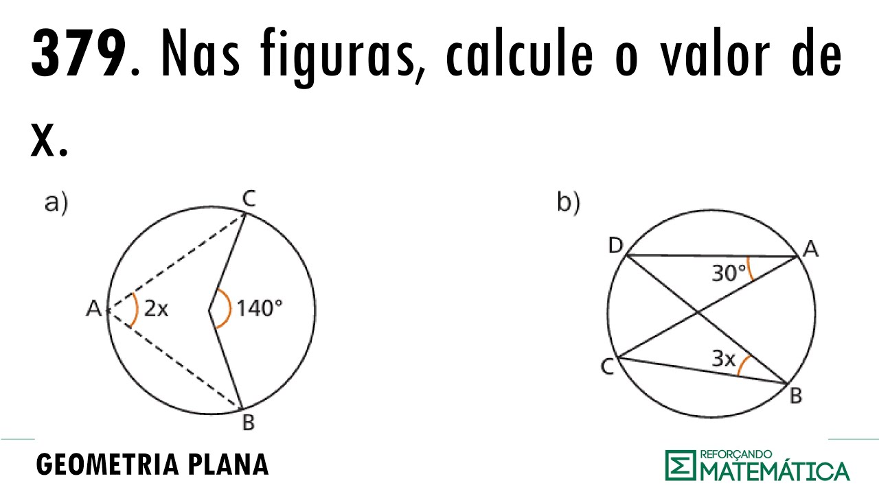 C11. ÂNGULOS NA CIRCUNFERÊNCIA [379-381]