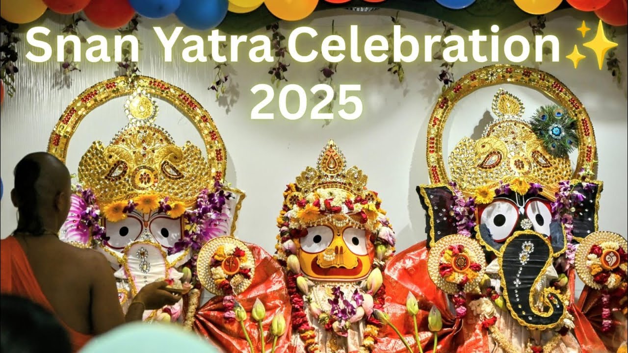 Glimpse Of Snan Yatra ✨ @ISKCONNEEMUCH 