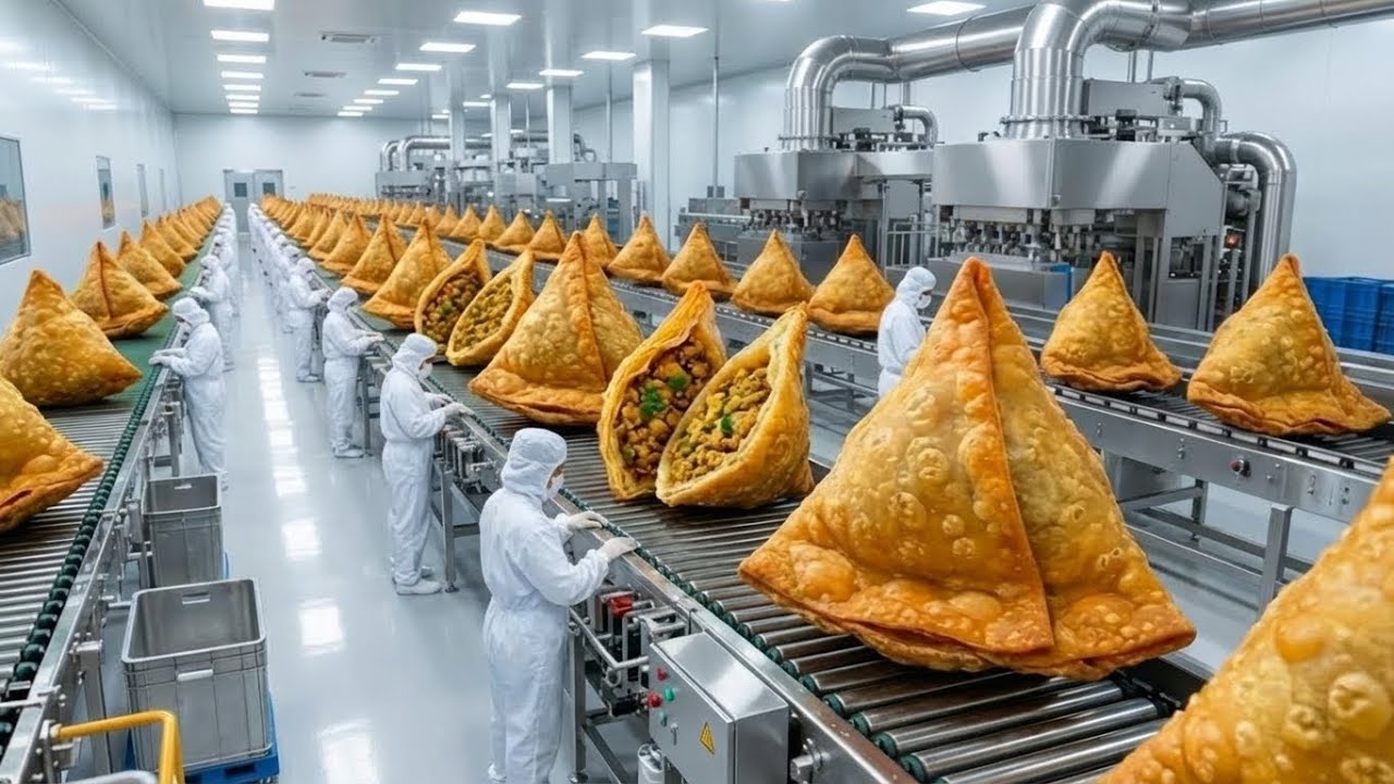 Inside the Samosa Factory | Mass Production of Crispy Samosas | How It's Made