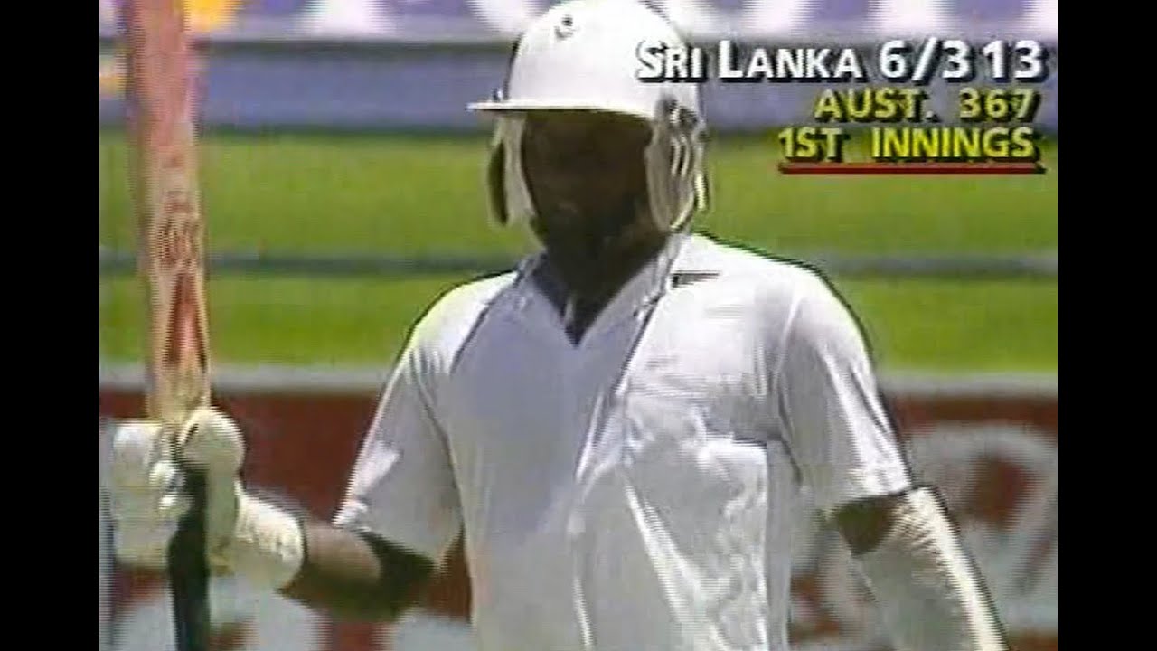 The day Aravinda De Silva arrived!! Here he scores a magnificent 167 vs Aust 1st Test Gabba 1989/90