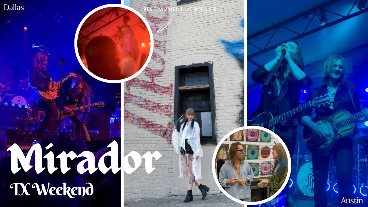 Texas Mirador shows + Baltimore Album Signing =  Greatest week of my life