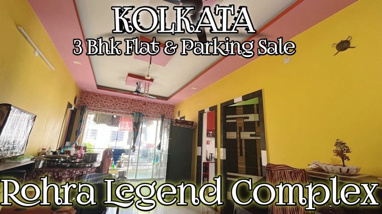 3 Bhk Flat in Kolkata at Rohra Legend Complex, Gauranga Nagar Near New Town AA1 📞 8910901629