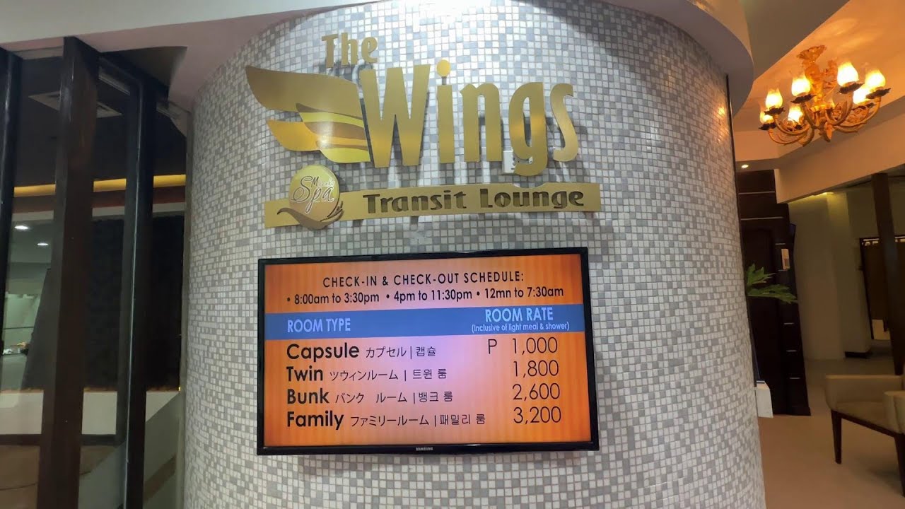 Wings Transit Lounge, NAIA Terminal 3