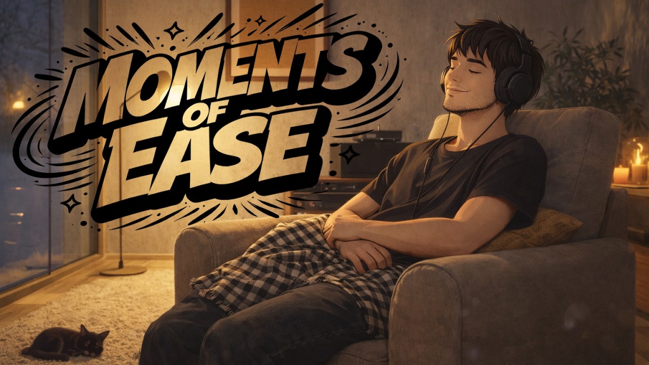 Moments of Ease | 24 Calm Instrumental Journeys for Deep Focus & Night Relaxation 🕯️