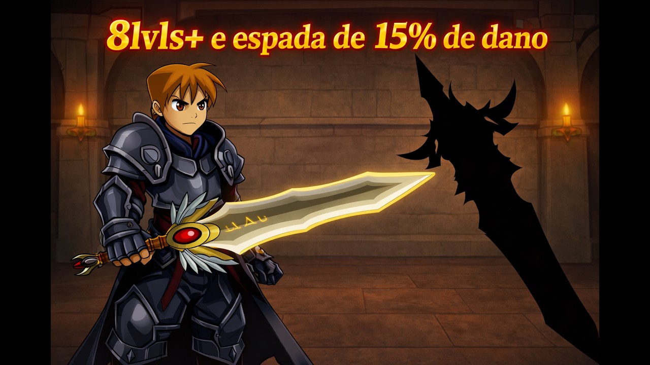 AQW Saga sr popo pt 4 / Blade of awe / Upei 8lvls e Surpresa