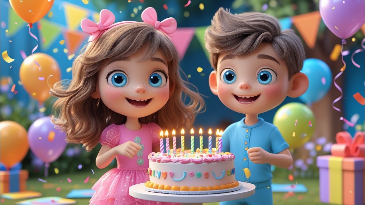 🎉 Celebrate Birthday Fun 🥳 | Kids Birthday Song |  Smarty Kid's Educational Nursery Rhyms & Song's