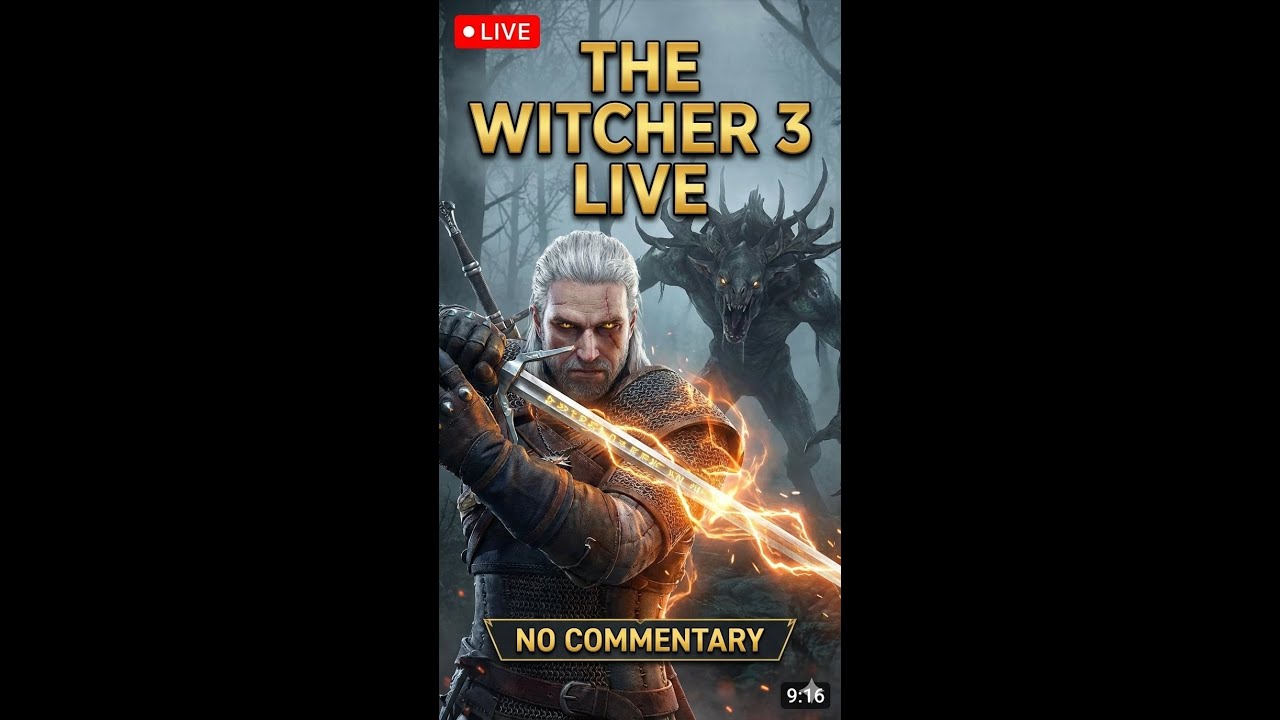 The Beauty of Witcher 3 | Next-Gen Ultra Graphics Gameplay (No Commentary) #gaming #live (Portrait)
