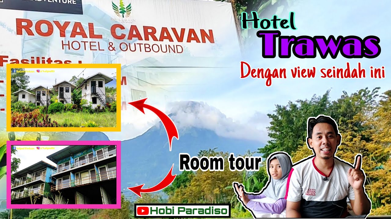 Room tour kamar di royal caravan hotel and outbound trawas