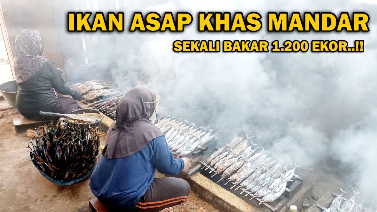 ikan asap cakalang khas Mandar, sekali bakar 1.200 ekor