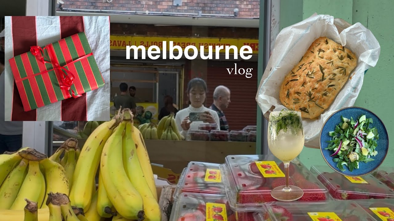 quiet, cozy days in Melbourne | making focaccia and cooking