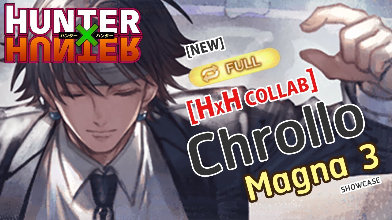 [GBF] Chrollo ( Collab HxH ) showcase test DMG Full Auto x M3 Raid (M3 Grid Ver.)クロロ x マグナ3【グラブル】