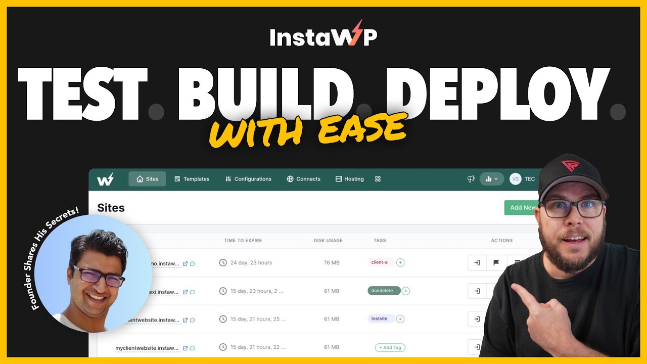Test, Build, & Deploy Websites with Ease: Streamline Your WordPress Workflow with InstaWP