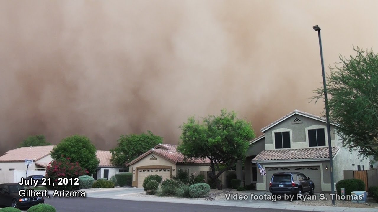 Phoenix Dust Storm 2012 Monsoon Phoenix, Arizona July 21, 2012 Haboob Dust Sand Storm Gilbert, AZ