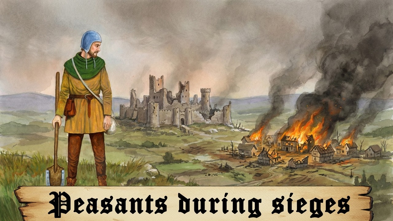 When Castles Were Besieged, Did Medieval Armies Attack Peasants Too ?