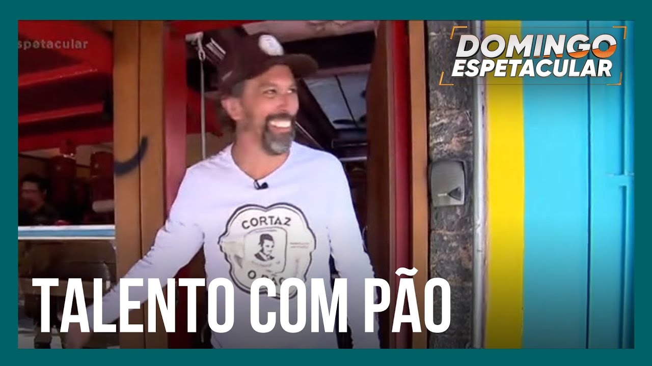 Multitalentoso, Milhem Cortaz mostra sua padaria artesanal e abre o coração em conversa reveladora