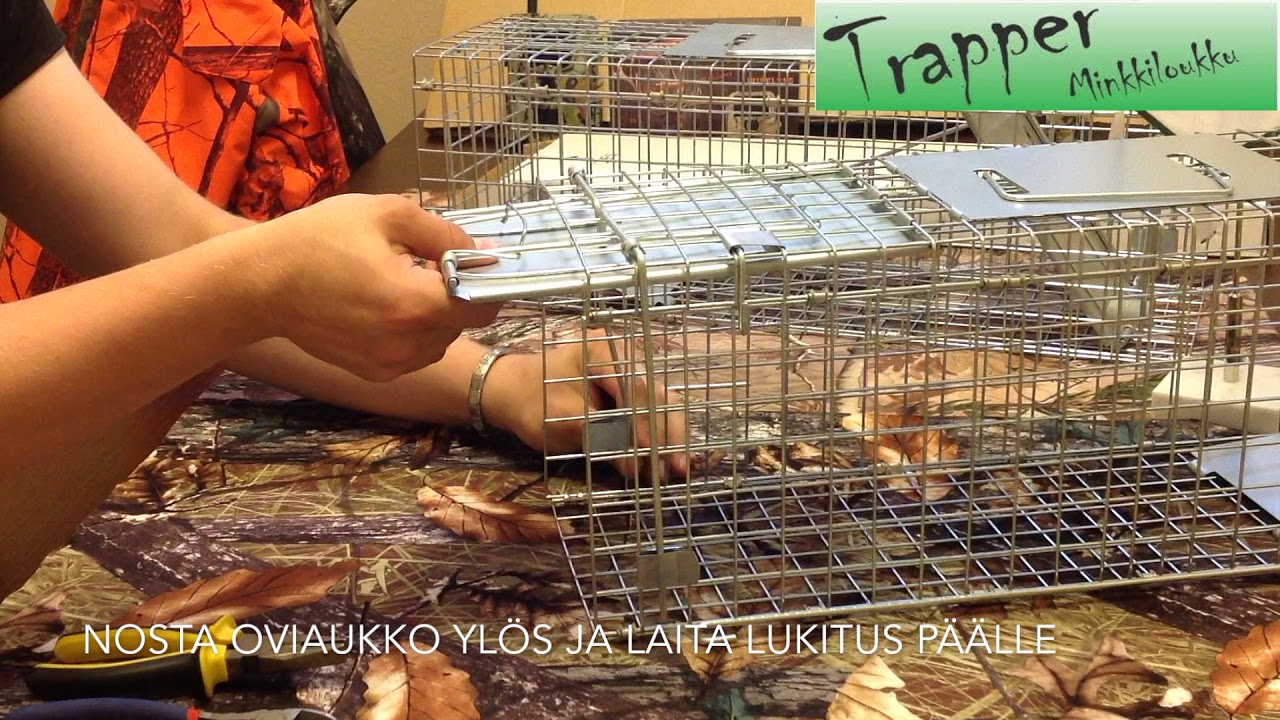 Trapper-minkkiloukun kasausohje