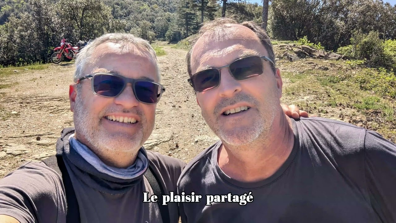Trip motos trail vers les Cévennes en avril 2025 - CRF300L et BMW310GS  - TET  section 20 -