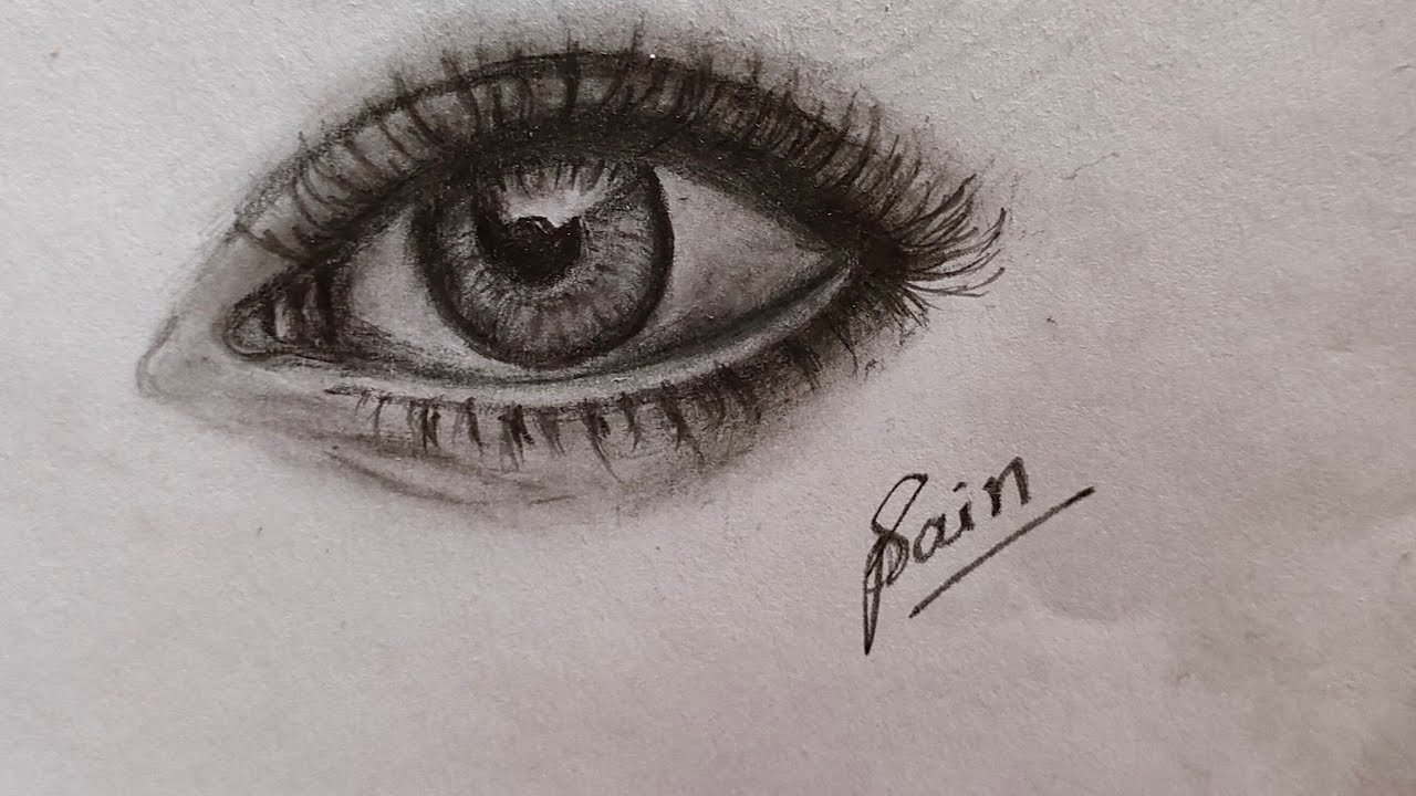 Realistic eye short video | Pencil sketch for beginners