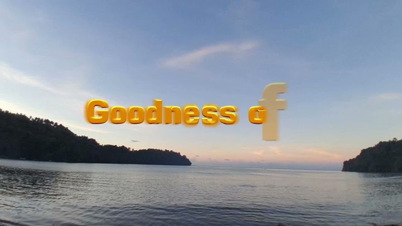 GOODNESS OF GOD KARAOKE [Reggae Version]