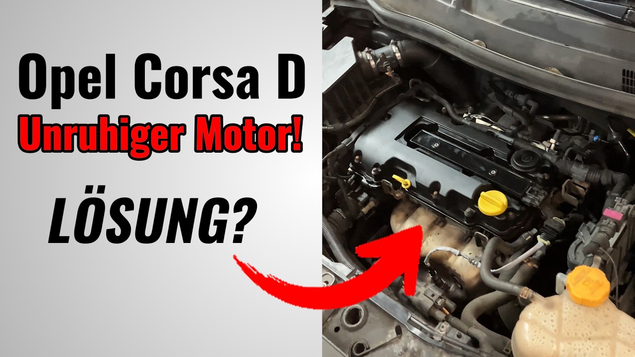 Opel Corsa D - Unruhiger Motor im Leerlauf - Fehlerbehebung/Lösungsansatz