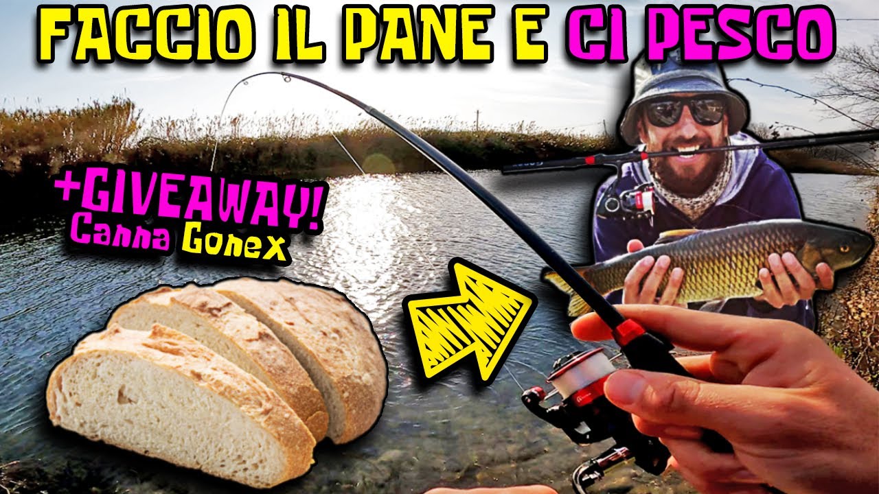 Dalla COTTURA alla CATTURA col Pane | collaudo Canna Nuova Gonex + GIVEAWAY!