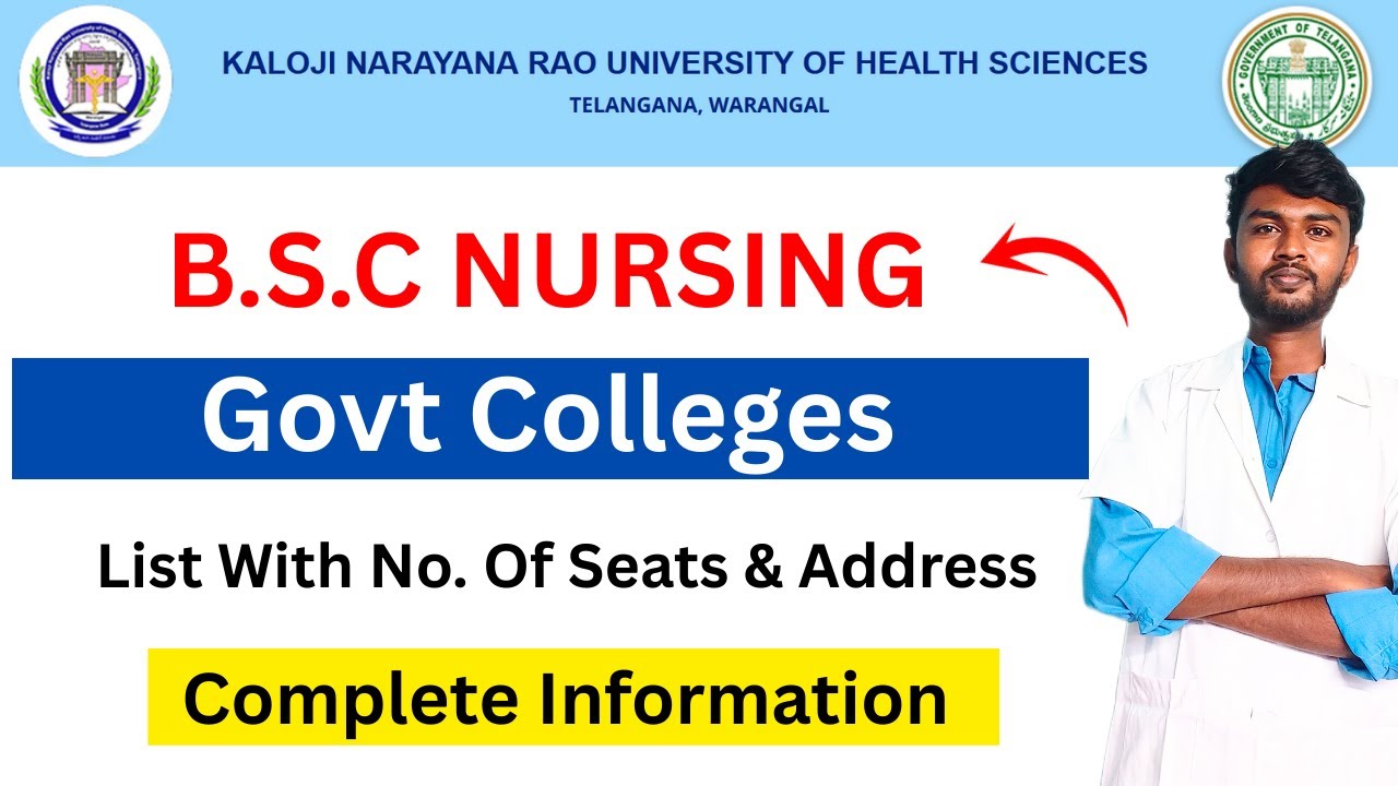 top 10 bsc nursing colleges in telangana government | bsc nursing government colleges