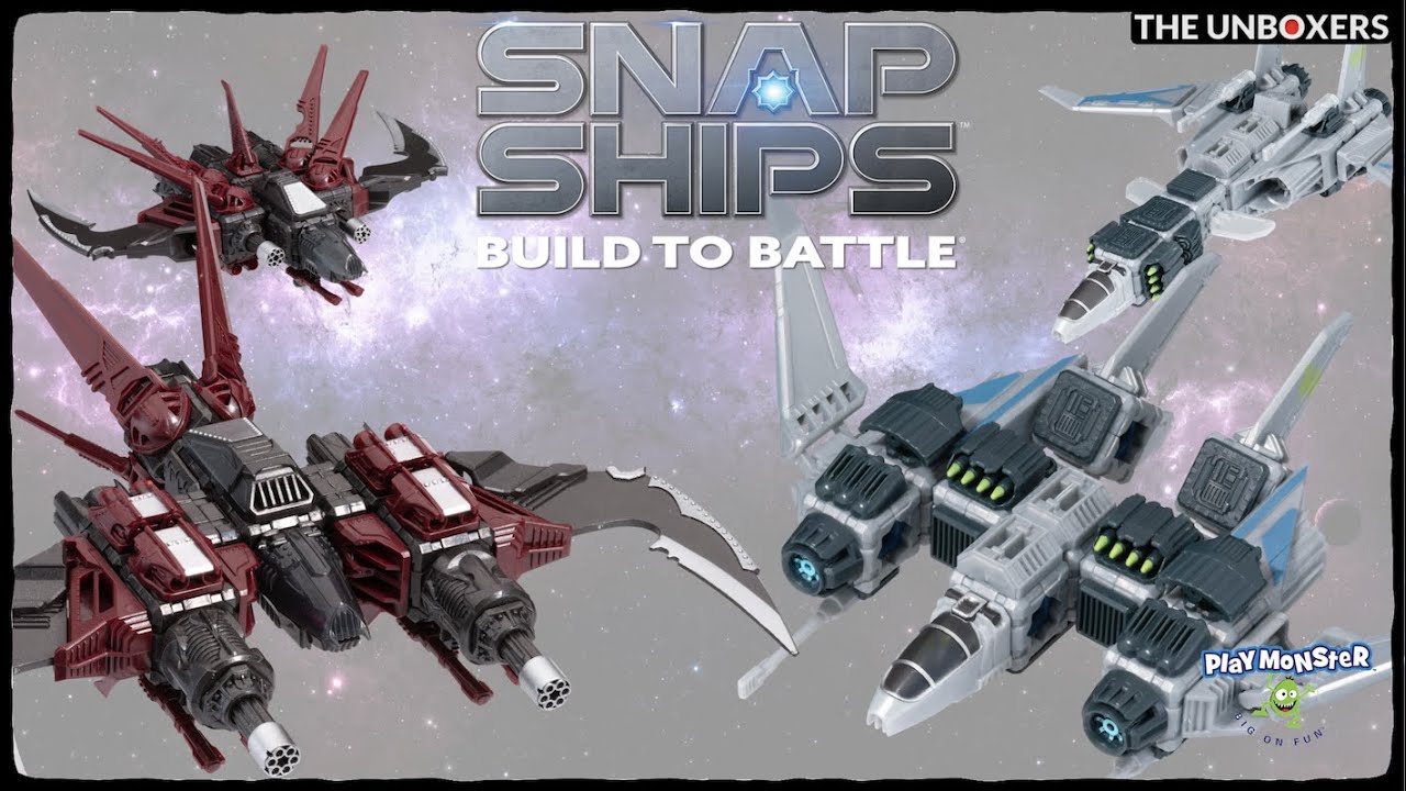 Snap Ships Build to Battle Scarab & Sabre Kits