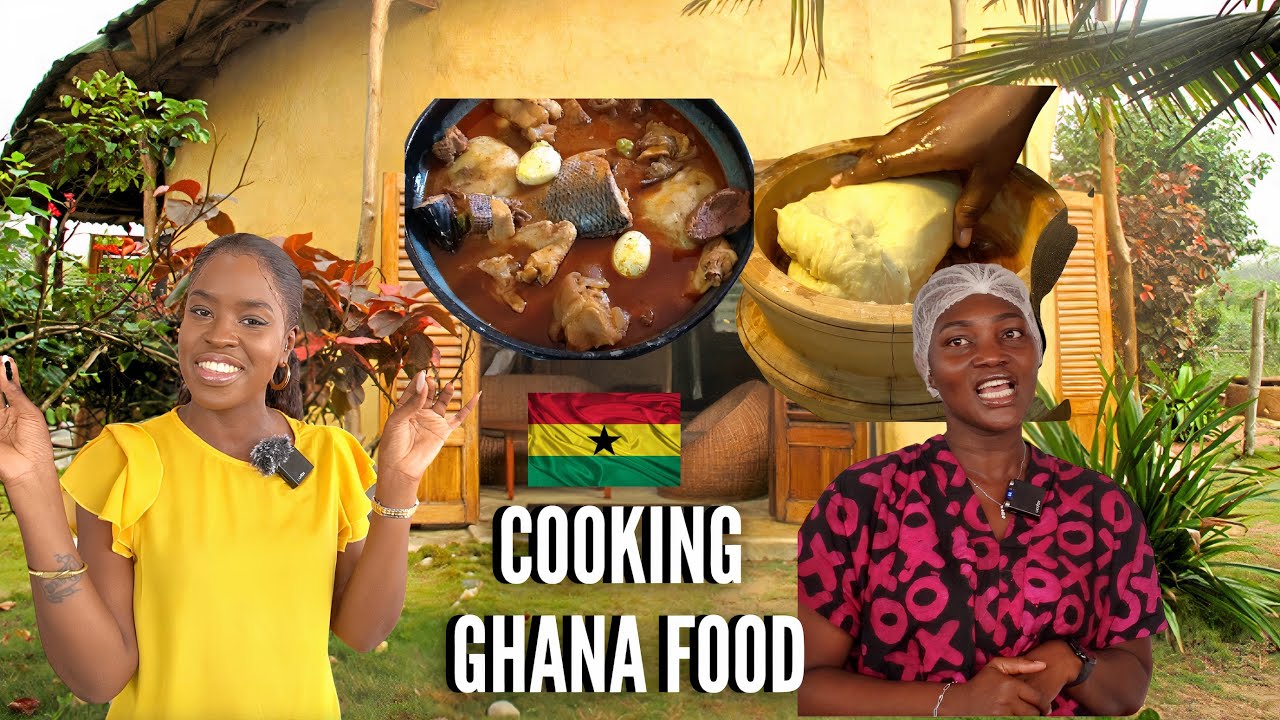SHE MAKES AUTHENTHIC GHANA FOOD FOR A LIVING