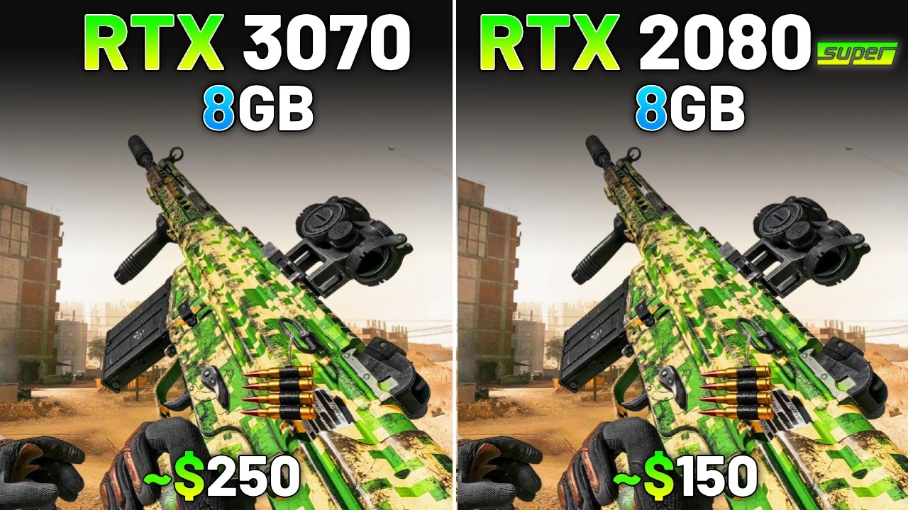 RTX 3070 против RTX 2080 SUPER в 2026 году | Тест в 15 играх | 1080p