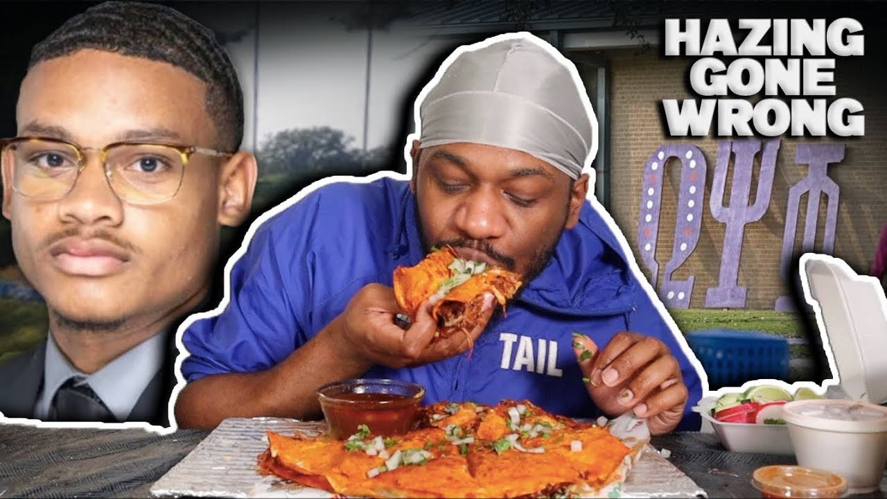 BIRRIA PIZZA MUKBANG| OMEGA PSI PHI TRAGEDY