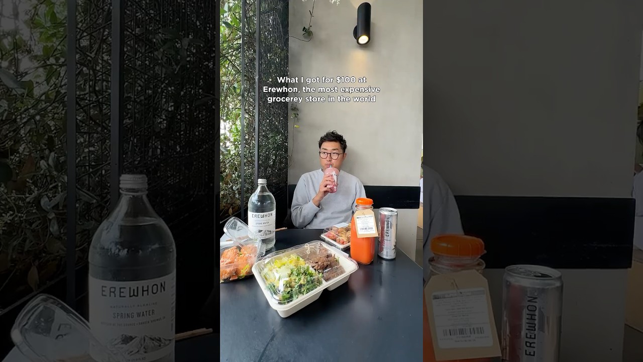 $100 at the Erewhon most expensive grocery store