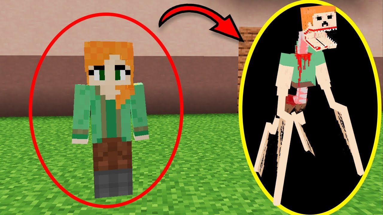 Cuando veas esta alex mutante... esconde a los niños aldeanos [historia en minecraft]