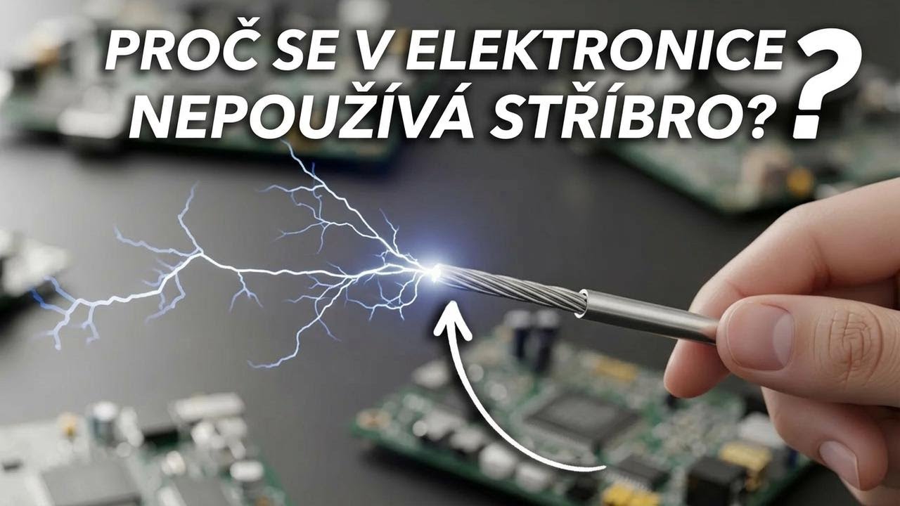 Proč se v elektronice místo stříbra používá zlato, když lépe vede elektrický proud?