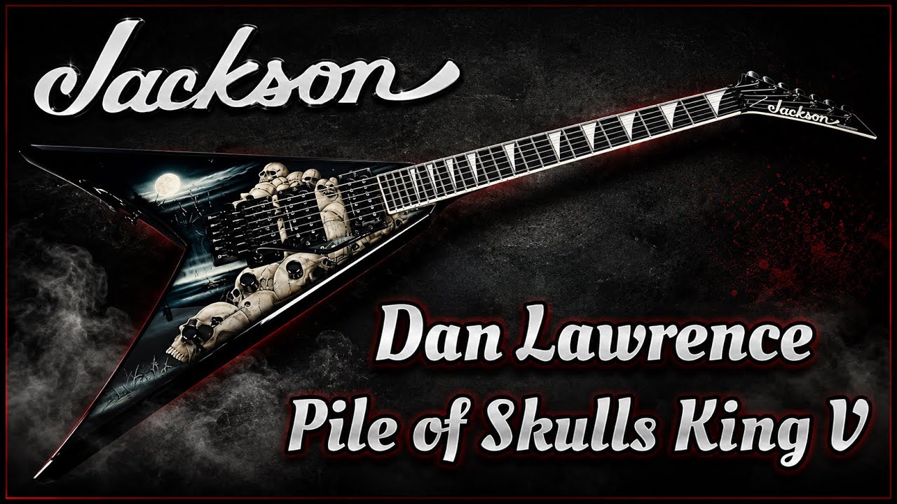 Jackson U.S.A. King V Pile of Skulls Paint by Dan Lawrence Custom Shop KV2 Review